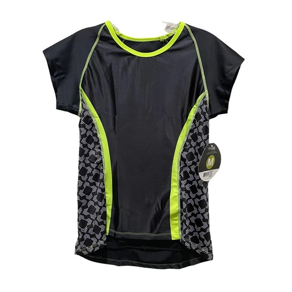 Moxie High Vis Lumenex Tee Black Neon Yellow Size Medium - Picture 3 of 9